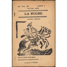 Journal scolaire Freinet. La ruche. N°8, mai juin, 1951.