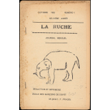 Journal scolaire Freinet. La ruche. N°1, octobre, 1952.