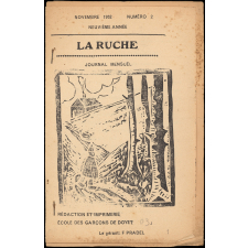 Journal scolaire Freinet. La ruche. N°2, novembre, 1952.