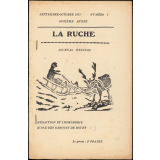 Journal scolaire Freinet. La ruche. N°1, septembre octobre, 1953.