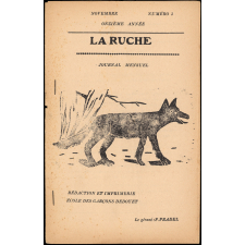 Journal scolaire Freinet. La ruche. N°3, novembre, [1953].