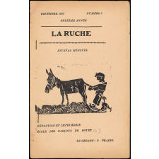 Journal scolaire Freinet. La ruche. N°3, décembre, 1953.