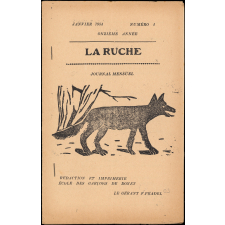 Journal scolaire Freinet. La ruche. N°4, janvier, 1954.