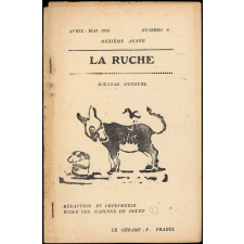 Journal scolaire Freinet. La ruche. N°6, avril mai, 1954.