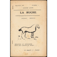 Journal scolaire Freinet. La ruche. N°7, mai juin, 1954.