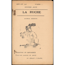 Journal scolaire Freinet. La ruche. N°1, septembre octobre, 1954.