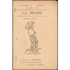 Journal scolaire Freinet. La ruche. N°2, novembre, 1954.