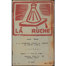 Journal scolaire Freinet. La ruche. N°50, mars, 1957.