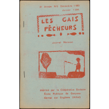 Journal scolaire Freinet. Les gais pêcheurs. N°3, janvier, 1954.