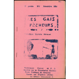 Journal scolaire Freinet. Les gais pêcheurs. N°2, novembre, 1954.