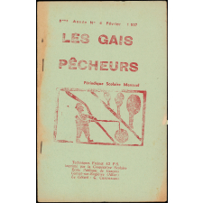 Journal scolaire Freinet. Les gais pêcheurs. N°4, février, 1957.