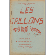 Journal scolaire Freinet. Les grillons. N°22, novembre décembre, 1953.