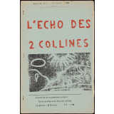 Journal scolaire Freinet. L'écho des 2 collines. N°8, novembre, 1962.