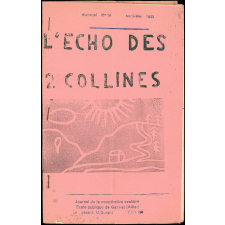 Journal scolaire Freinet. L'écho des 2 collines. N°14, avril mai, 1963.
