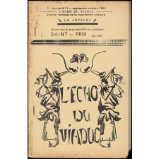 Journal scolaire Freinet. L'écho du viaduc. N°1, septembre octobre, 1954.