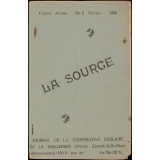 Journal scolaire Freinet. La source. N°2, février, 1950.