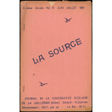 Journal scolaire Freinet. La source. N°8, juin juillet, 1951.