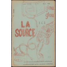 Journal scolaire Freinet. La source. N°4, mars, 1953.