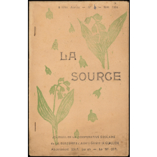 Journal scolaire Freinet. La source. N°4, mai, 1954.