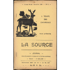 Journal scolaire Freinet. La source. N°2, novembre, 1954.