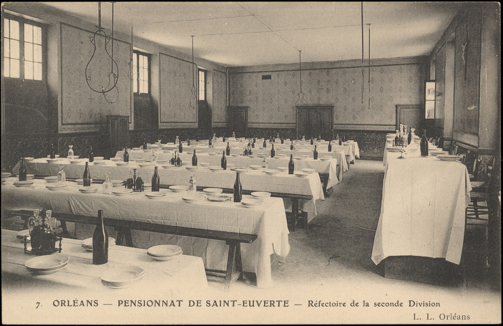 7 - Orléans - Pensionnat de Saint-Euverte - Réfectoire de la seconde Division.