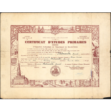 Certificat d'études primaires. 