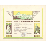 Certificat d'études primaires. 