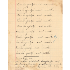 Cahier journalier