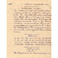 Cahier journalier