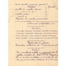 Cahier journalier