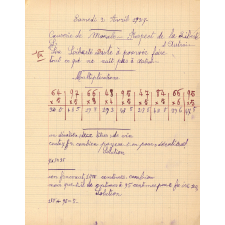 Devoirs du jour