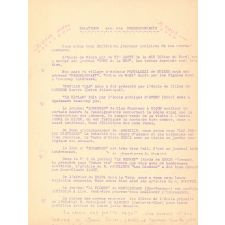 Journal scolaire Freinet Les tilleuls. Décembre 1964
