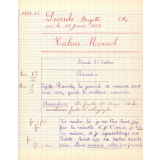 Cahier mensuel