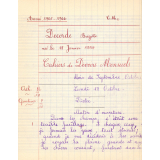 Cahiers de devoirs mensuels