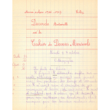 Cahiers de devoirs mensuels