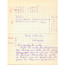 Cahiers de devoirs mensuels