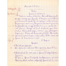 Cahier mensuel