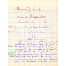 Cahier de compositions