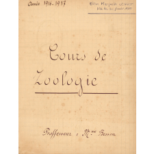 Cours de zoologie