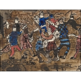 Production plastique fonds Burel. Tapisserie de Bayeux. 
