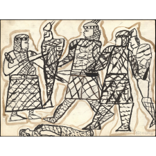 Production plastique fonds Burel. Tapisserie de Bayeux.