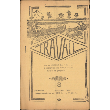 Journal scolaire Freinet. Travail. N°8, avril mai, 1954.