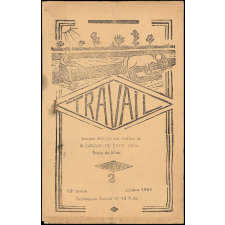 Journal scolaire Freinet. Travail. N°2, octobre, 1954.