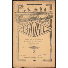 Journal scolaire Freinet. Travail. N°5, janvier, 1955.