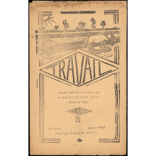 Journal scolaire Freinet. Travail. N°5, janvier, 1955.