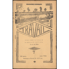 Journal scolaire Freinet. Travail. N°7, mars, 1955.