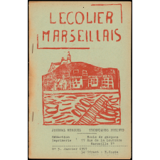 Journal scolaire Freinet. L'écolier marseillais. N°3, janvier, 1957.