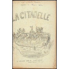 Journal scolaire Freinet. La citadelle. N°6, mars, 1954.