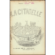 Journal scolaire Freinet. La citadelle. N°8, juin, 1954.