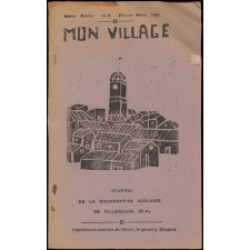 Journal scolaire Freinet. Mon village. N°3, février mars, 1951.